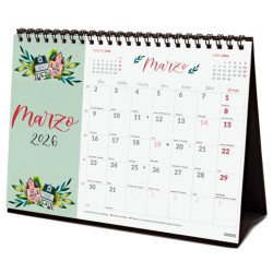 780325426 FINOCAM CALENDARIO DE SOBREMESA PARA ESCRIBIR S-210X150MM MV IMÁGENES THE FLOWER JOURNAL 2026