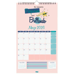 785120026 FINOCAM CALENDARIO DE PARED BASIC 210X360MM MV TALKUAL ICÓNICO 2026