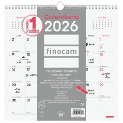 787007326 FINOCAM CALENDARIO DE PARED PARA ESCRIBIR 30X30-300X300MM MV CHIC BLANCO 2026