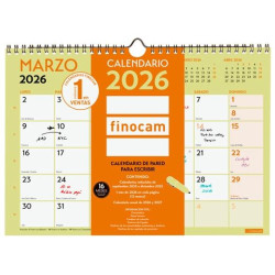 787220126 FINOCAM CALENDARIO DE PARED PARA ESCRIBIR A4-297X210MM MV GRAFIK 2026