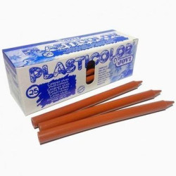 92503 JOVI CERAS PLASTICAS CRAYONS STUDENT CAJA DE 25 MARRÓN CLARO