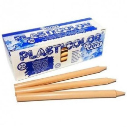 92519 JOVI CERAS PLASTICAS CRAYONS STUDENT UNICOLOR BEIGE CAJA 25 UD
