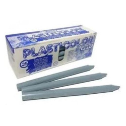 92524 JOVI CERAS PLASTICAS CRAYONS STUDENT UNICOLOR GRIS CAJA 25 UD
