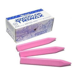 97308 JOVI CERAS JOVICOLOR TRIWAX 82MM UNICOLOR ROSA CAJA 12UD