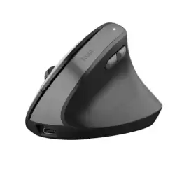 25371 TRUST RATÓN ERGONÓMICO VERTICAL INALÁMBRICO TM-270 2400 DPI GRIS/NEGRO