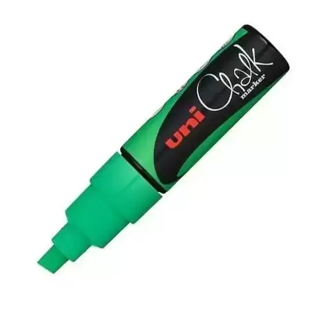 140129000 UNIBALL MARCADOR DE TIZA LIQUIDA CHALK PWE-8K VERDE FLUOR