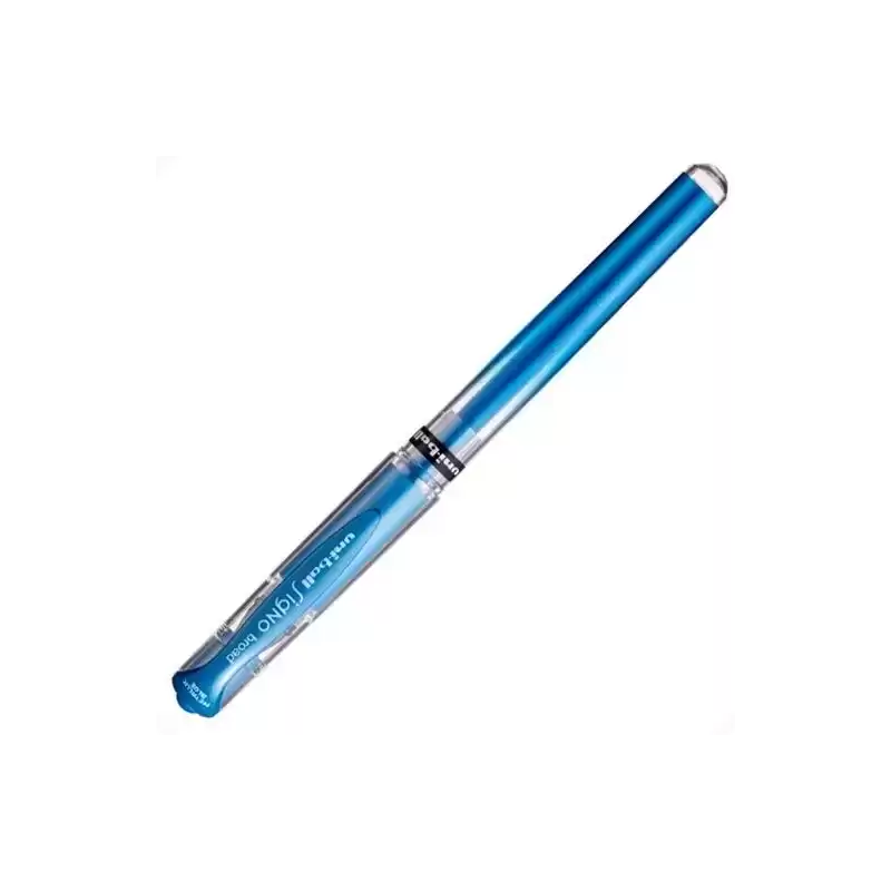 218925000 UNIBALL ROLLERBALL SIGNO BROAD UM-153 1.0MM AZUL METÁLICO