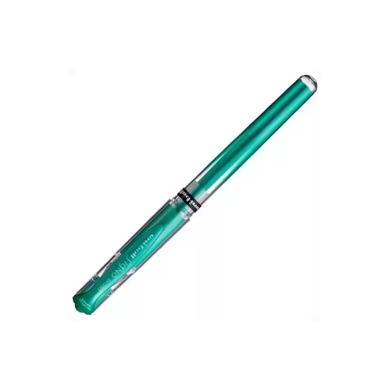 218941000 UNIBALL ROLLERBALL SIGNO BROAD UM-153 1.0MM VERDE METÁLICO