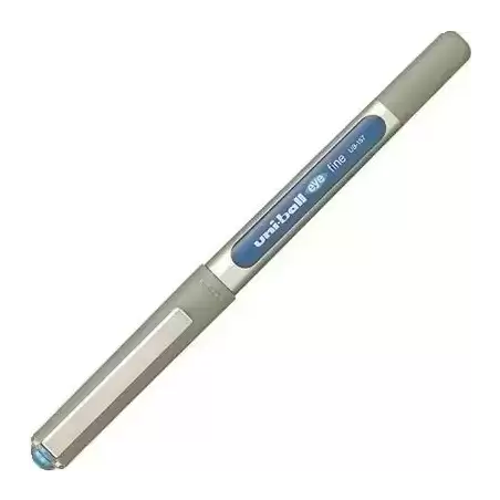 315218000 UNIBALL ROLLERBALL EYE FINE UB-157E 0.7MM AZUL CLARO CAJA 12 UD