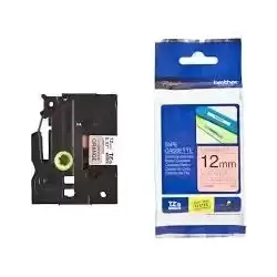 TZEB31 BROTHER CINTA ROTULADORA LAMINADA TEXTO NEGRO SOBRE NARANJA FLUOR - 12MMX5M