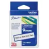 TZEM921 BROTHER CINTA ROTULADORA LAMINADA METALICA TEXTO NEGRO SOBRE PLATA MATE - 9MMX8M