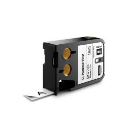 1868809 CINTA DYMO XTL 1868809 VINILO TEXTO NEGRO SOBRE BLANCO 6MMX2