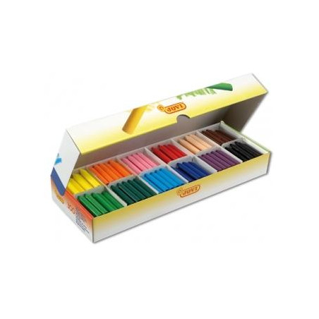 989 JOVI CERAS WAX CRAYONS JUMBO COLORES SURTIDOS CAJA ECONÓMICA 300 UND.