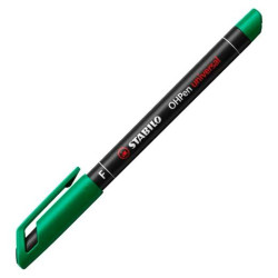 842/36 STABILO MARCADOR PERMANENTE OHPEN UNIVERSAL PUNTA FINA 0.7MM VERDE CAJA 10 UD