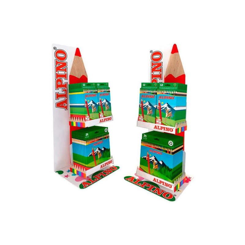 AL001903E ALPINO EXPOSITOR ESTRELLA MOSTRADOR LÁPIZ VACÍO