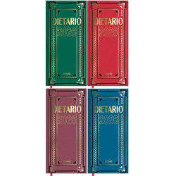 11151-2026 DOHE DIETARIO DOS TERCIOS 14.5X31CM DP CARTÓN GELTEX C/SURTIDOS 2026