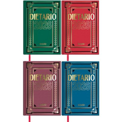 11152-2026 DOHE DIETARIO CUARTO 15X21CM DP CARTÓN GELTEX C/SURTIDOS 2026