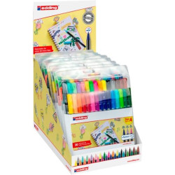4-1200-30 EDDING ROTULADOR 1200 PUNTA FINA CLÁSICO NEÓN/PASTEL C/SURTIDOS PACK 26+4 UD
