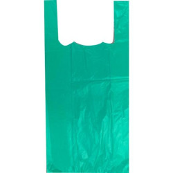 8094 BOLSA DE ASA ANÓNIMA 42X53CM 50 MICRAS 70% RECICLADO VERDE PAQUETE 2KG