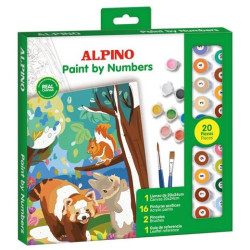 PN000110 ALPINO PINTURA ACRÍLICA PINTA POR NÚMEROS FOREST