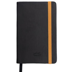 16270710 GALGO CUADERNO DE NOTAS A6 80H LISO TAPA DURA NEGRO