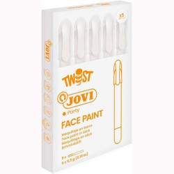19101 JOVI MAQUILLAJE EN STICK TWIST FACE PAINT BLANCO ESTUCHE 5 UD