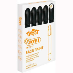 19115 JOVI MAQUILLAJE EN STICK TWIST FACE PAINT NEGRO ESTUCHE 5 UD