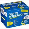 F539601 GIOTTO TIZA ROBERCOLOR AMARILLO ANTIPOLVO CAJA DE 100