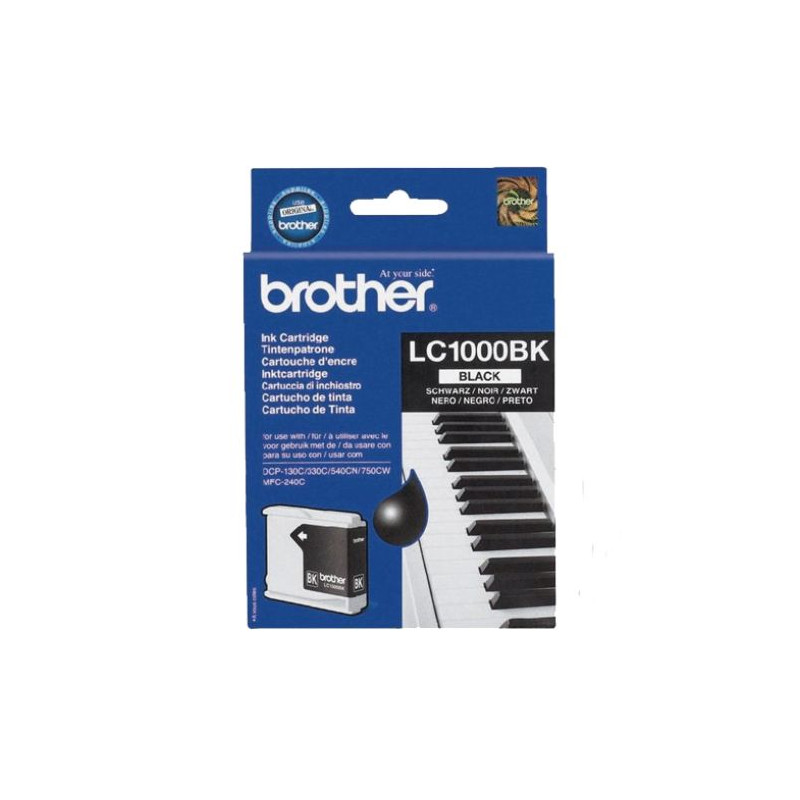 Cartucho Original BROTHER LC1000 Negro - LC1000BK [PAG-500]