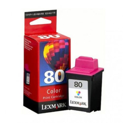 Cartucho Original LEXMARK 80 Tricolor - 12A1980 [ML-30][PAG-275]