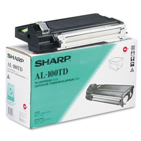 Toner Original SHARP AL-100TD Negro - AL100TD [PAG-6000]