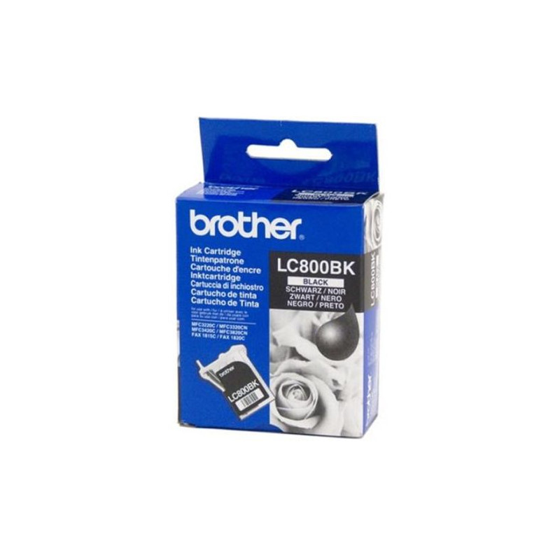 Cartucho Original BROTHER LC800 Negro - LC800BK [ML-26][PAG-500]