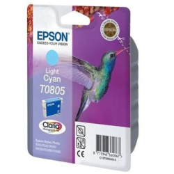 Cartucho Original EPSON T0805 Cyan claro - C13T080540B0 [ML-7.4][PAG-335]