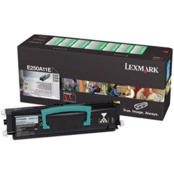 Toner Original LEXMARK E250A11E Negro - E250A11E [PAG-3500]
