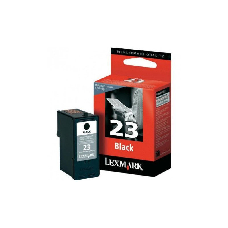 Cartucho Original LEXMARK 23 Negro - 18C1523E [PAG-195]
