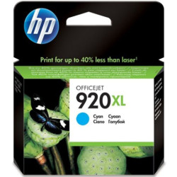 Cartucho Original HP 920XL Cian - CD972AE [ML-6][PAG-700]