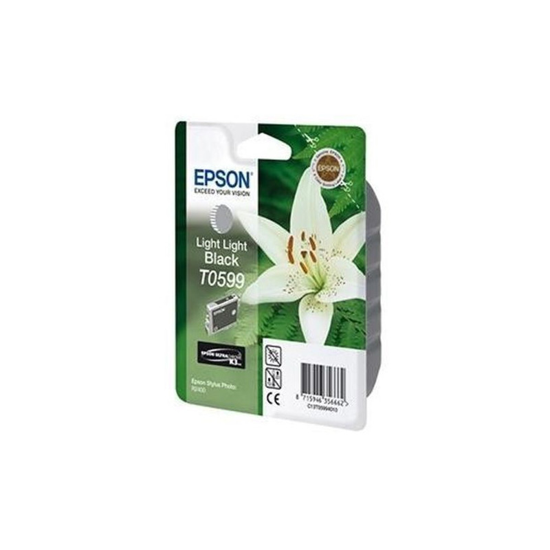 Cartucho Original EPSON T0599 Gris Claro - C13T0599401 [ML-13][PAG-520]