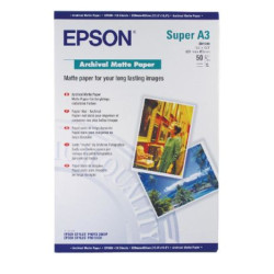 Papel Fotográfico Oiginal EPSON Archival Matt A3 Plus 50 Hojas - C13S041340