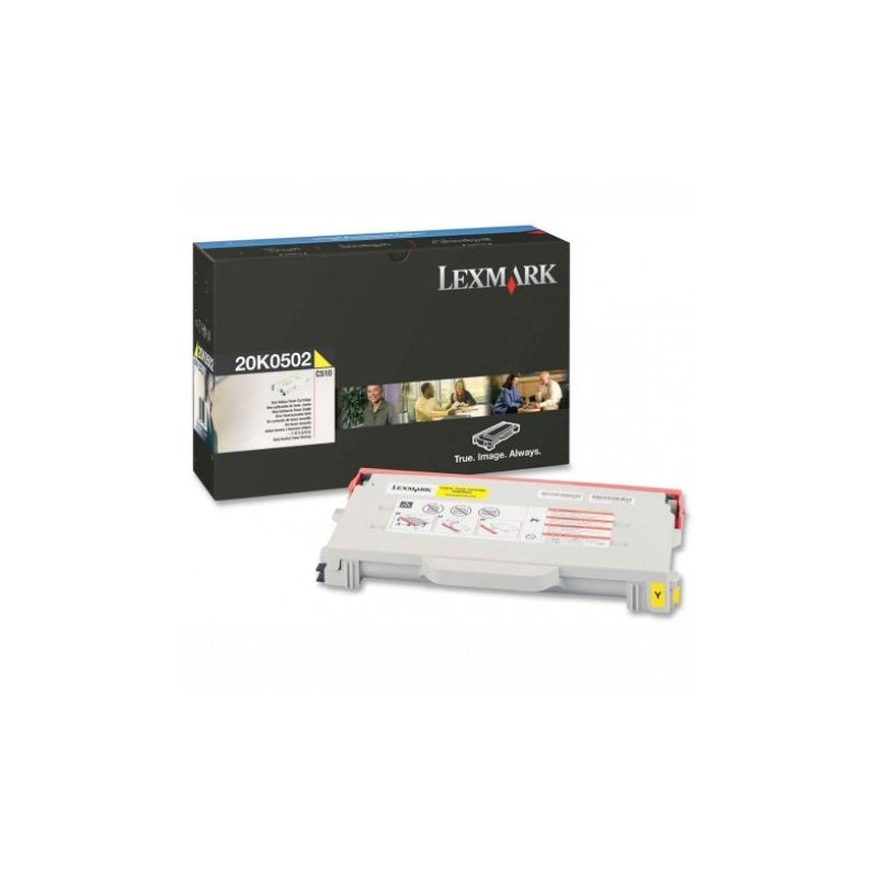 Toner Original LEXMARK 20K0502 Amarillo - 20K0502 [PAG-3000]