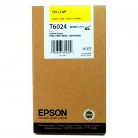 Cartucho Original EPSON T6024 Amarillo - C13T602400 [ML-110]