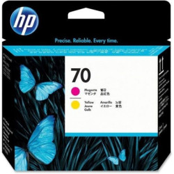 Cabezal Original HP 70 Magenta + Amarillo - C9406A