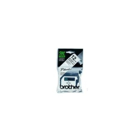ORIGINAL BROTHER CINTA ROTULADORA NO LAMINADA NEGRO/BLANCO 8M 12MM/PT 65/85/110/55