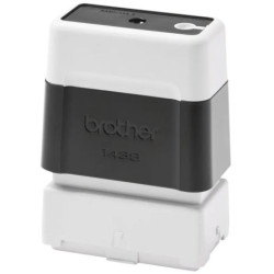 Pack 6 Sellos Original BROTHER 14 x 38 mm Negro - PR1438B6P