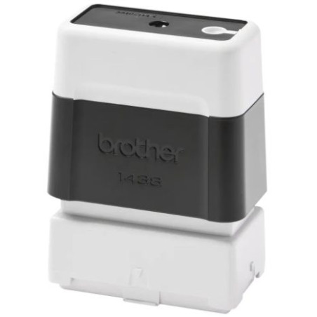 Pack 6 Sellos Original BROTHER 14 x 38 mm Negro - PR1438B6P