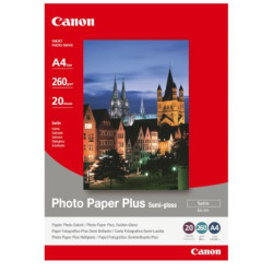 Papel Fotográfico Original CANON Glossy A4 260 gr 20 Hojas - 1686B021