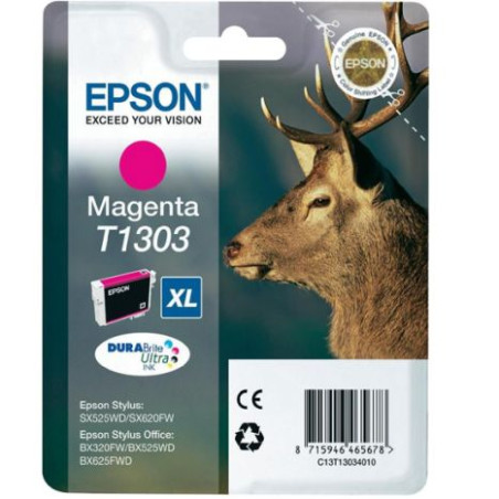 Cartucho Original EPSON T1303XL Magenta - C13T13034010 [ML-10.1][PAG-765]