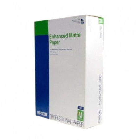 Papel Fotográfico Original EPSON Enghanced Matte A3 100 Hojas - C13S041719