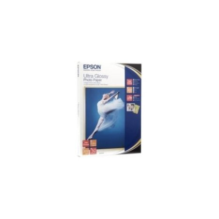 Papel Fotográfico Original EPSON Glossy Ultra 10 x 15 300 gr 50 Hojas - C13S041943
