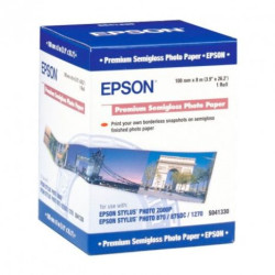 Papel Fotográfico Original EPSON Rollo Semiglossy 100 mm x 8 m 250 gr - C13S041330