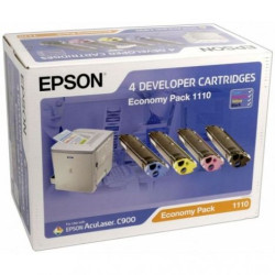 Pack Toner Original EPSON S051110 BK+C+M+Y - C13S051110 [PAG-15000]